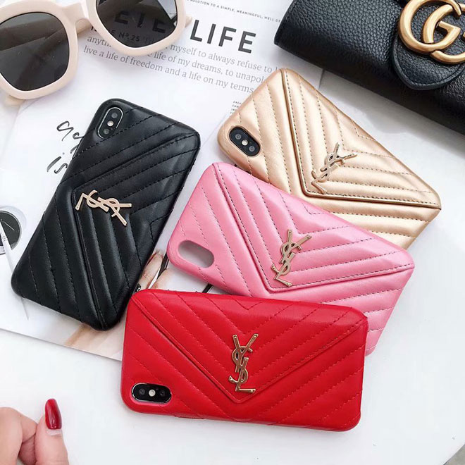 YSL Card iPhone 10 Case For iPhone 6 7 8 Plus Xr X Xs Max