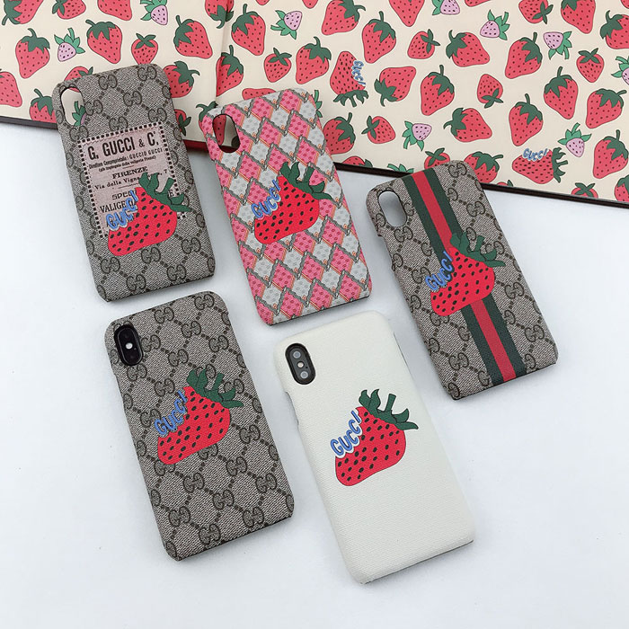 strawberry gucci iphone case xs max