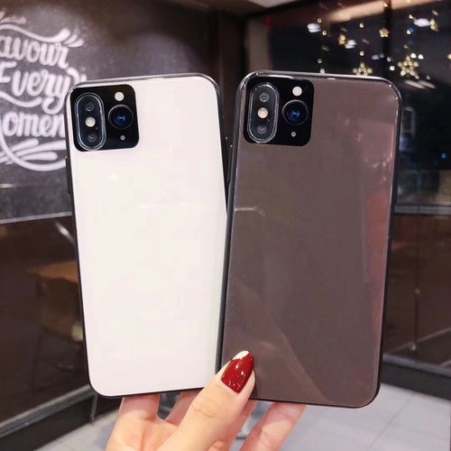 Second change iphone 11 glass phone case