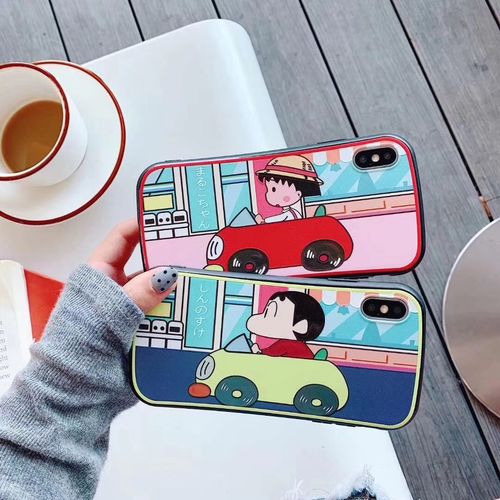 Driving Crayon Shinchan Small Meatballs Mobile Case