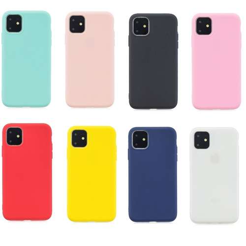 For Apple iphone11 pro max 5.8 6.1 6.5 mobile Case candy color Case