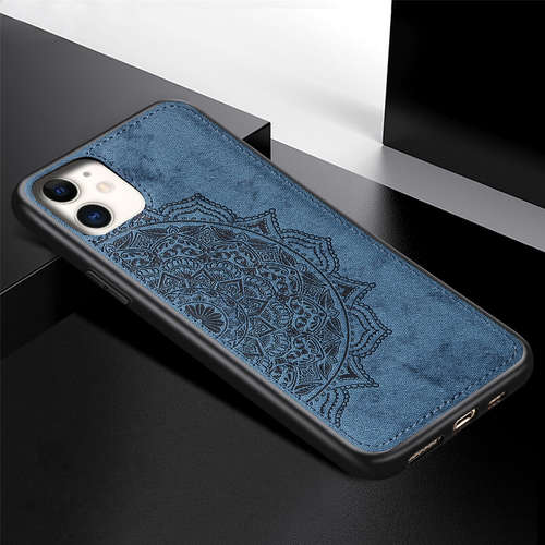 For Apple iphone11 Pro Max 6.1 Mandala embossed cloth Case holster case