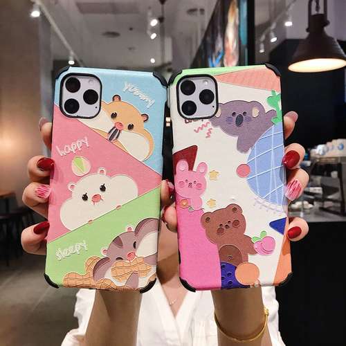 For Apple iphone11Max Pro Cartoon Couple Phone Case TPU Phone Case