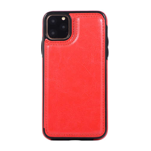 For Apple iphone11Pro Max5.8 6.1 Crazy Horse Material Double Buckle Case