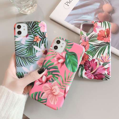 For Apple iphone11Pro Max5.8 6.1 6.5 Flower Figure Case