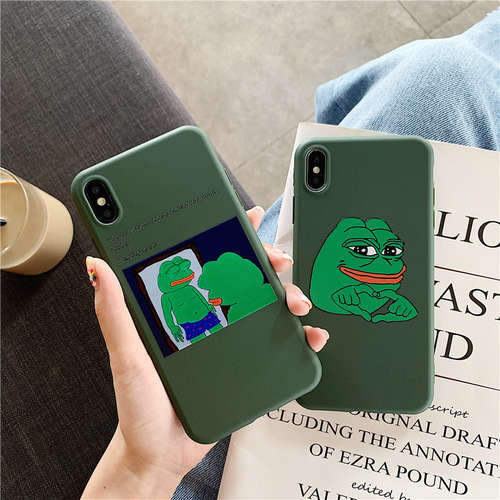 For Apple iphone11Pro Max5.8 6.1 Candy TPU Sad Frog Case