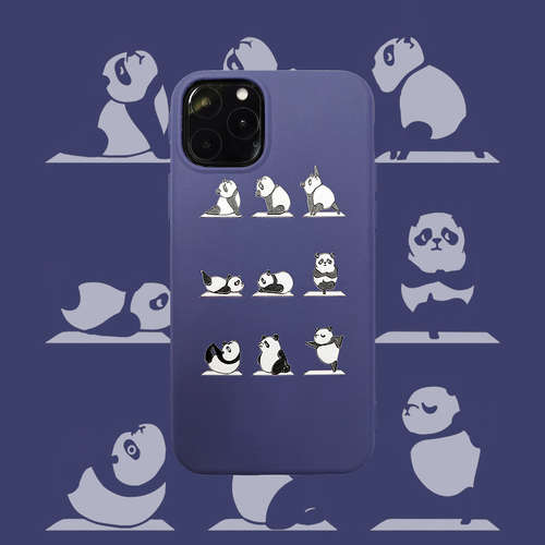 For Apple iphone11Pro Max5.8 6.1 6.5 Panda Puppy Case