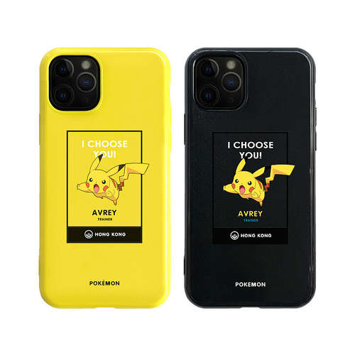 For Apple iphone11ProMax5.8 6.1 glossy flash powder TPU Pikachu Case