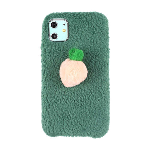 For Apple iphone11ProMax5.8 6.1 6.5 lamb cashmere Gingerbread Man Cover