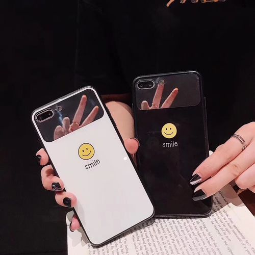 smile Smiley Makeup Mirror Phone Case