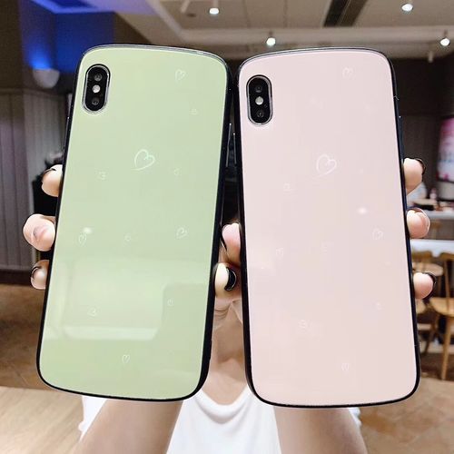 Love 9H Tempered Glass Phone Case