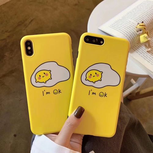 poached egg i am ok matte phone case