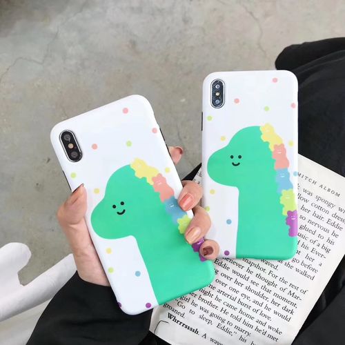 Color Green Dinosaur IMD Phone Case