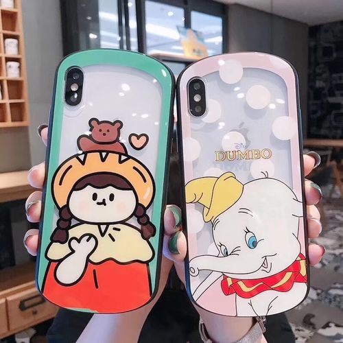 girl dumbo refreshing goose shape hollow mobile phone case