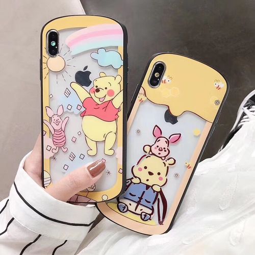 Pig Bear Refreshing Goose Shape Hollow Phone Case