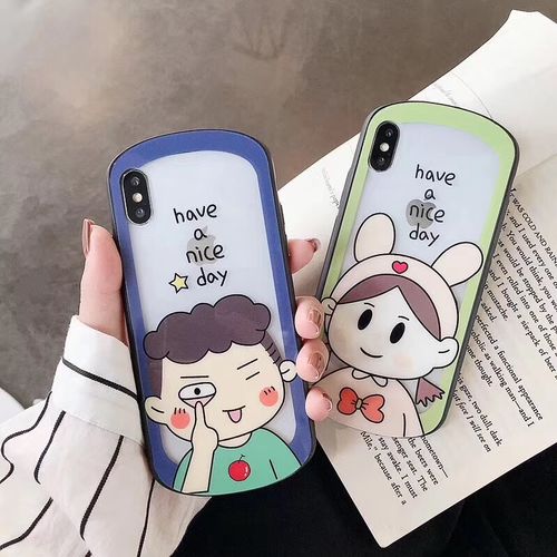 have a nice day refreshing goose shape hollow phone case