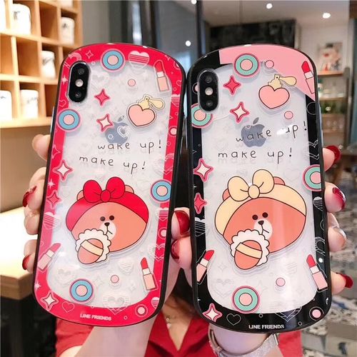 make up refreshing goose shape hollow mobile phone case