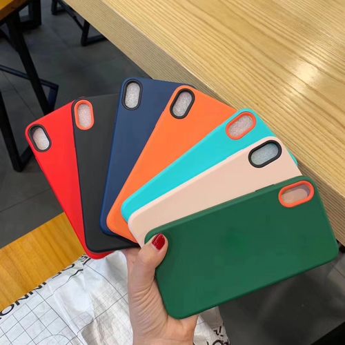 Contrast color mobile phone case