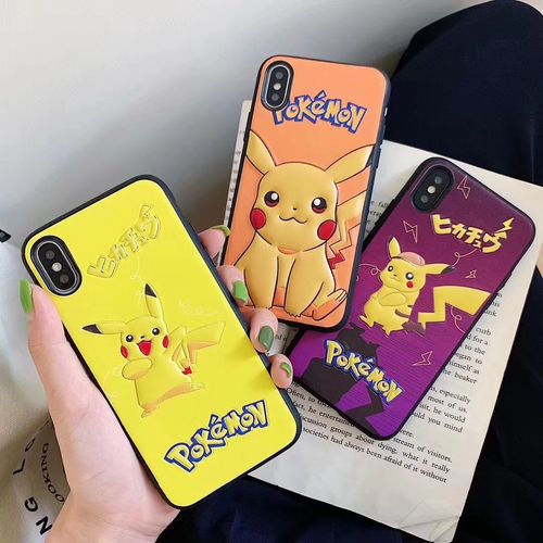 3D Pikachu two-in-one skin phone case