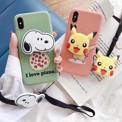 Cartoon three-piece doll case