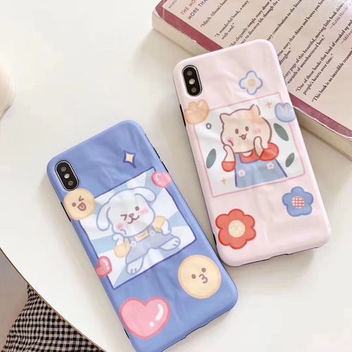 Cartoon animal flower iphone xs max phone case