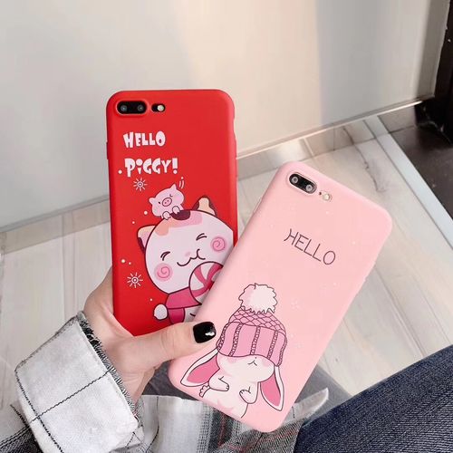 hello piggy cute cartoon phone case