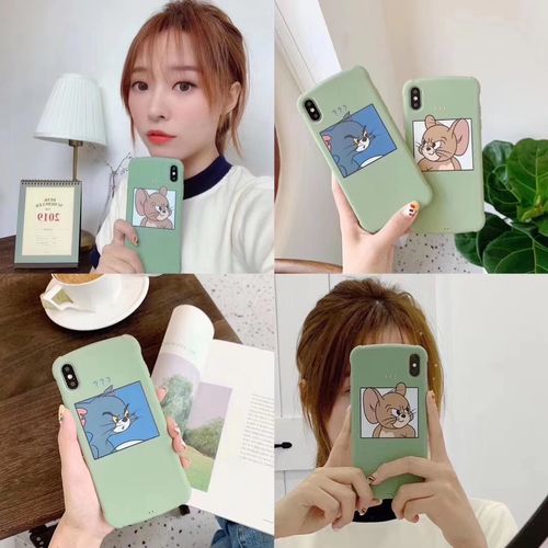 Macarons totoro mouse phone case