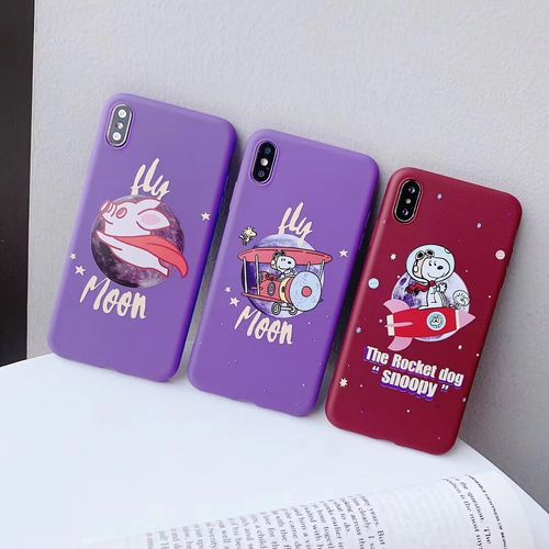 the rocket dog snoopy fly moon phone case