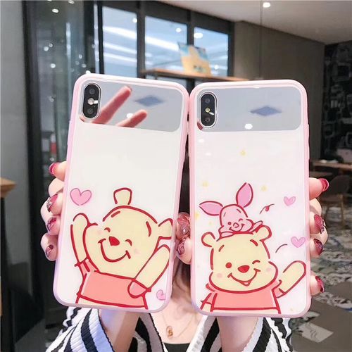 Winnie the Pooh Pink Mirror Phone Case