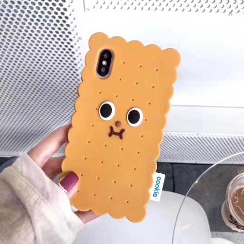 Silicone biscuit villain phone case