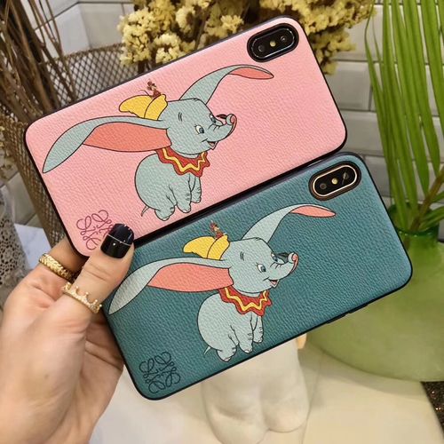 dumbo square glass phone case