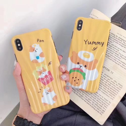 Cute little hamster poached egg mobile phone case