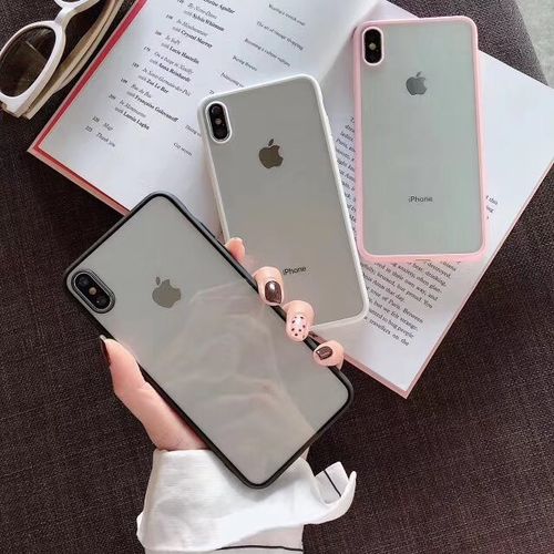 Ultra-thin border Mobile phone case Powder White Black