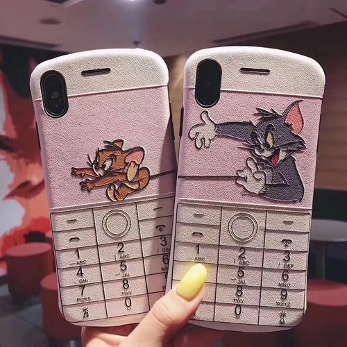 Phone cat embossed phone case