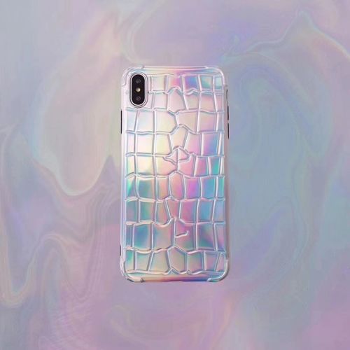 Laser irregular pattern phone case