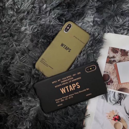 wtaps soft four-corner anti-drop mobile phone case