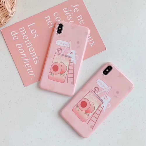 Teenage girl cute cat mobile phone case