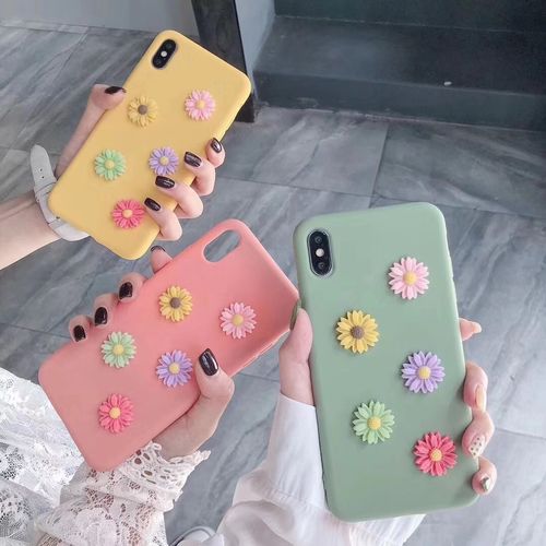 diy Sun flower small dais mobile phone case