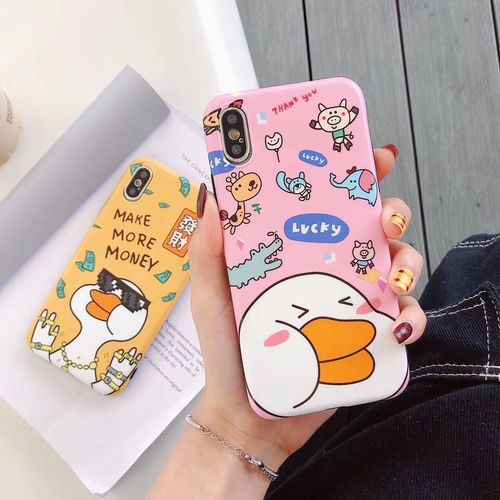 Red Duck Make more money Matte IMD Phone Case