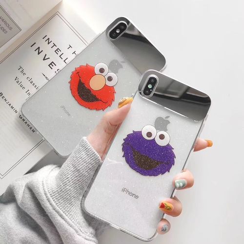 Sesame Street Makeup Mirror Transparent Phone Case