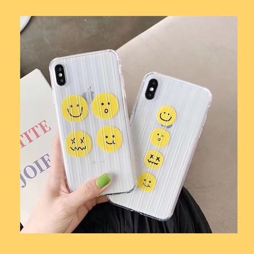 Emoticon pack four-corner anti-fall mobile phone case