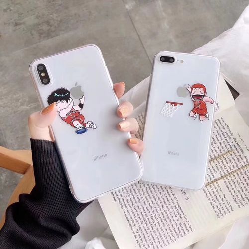 Sports slam dunk transparent mobile phone case