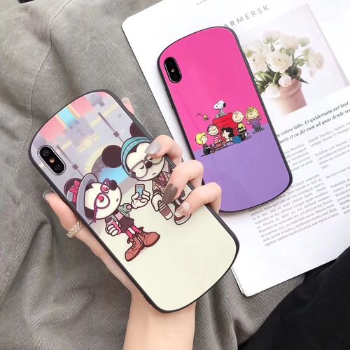 Couple Girl Glass Phone Case