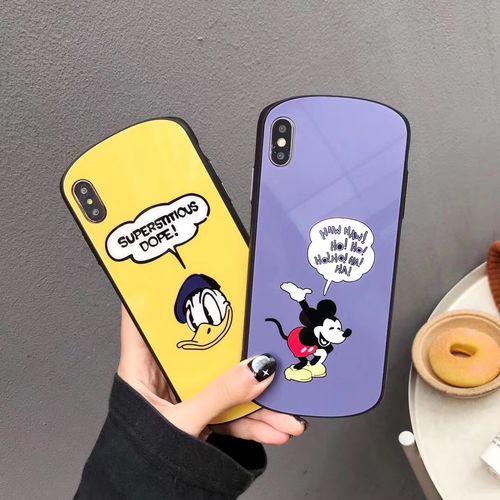 Donald Duck Glass Phone Case