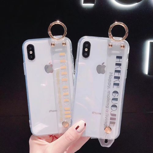 hkeke guo wrist transparent phone case