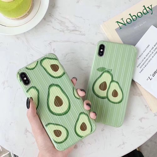 Matcha avocado phone case