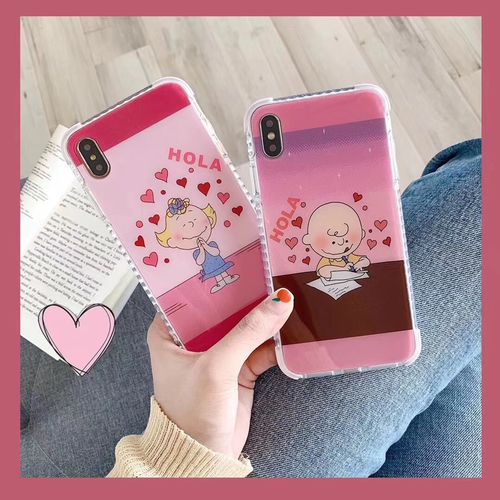 Charlie Lucy hola four-corner anti-fall mobile phone case