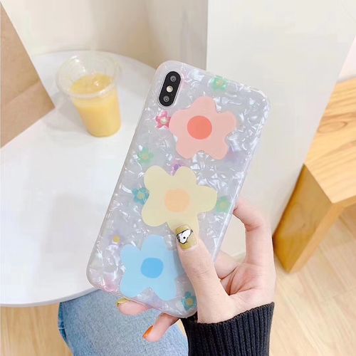 Shell small fresh flower phone case