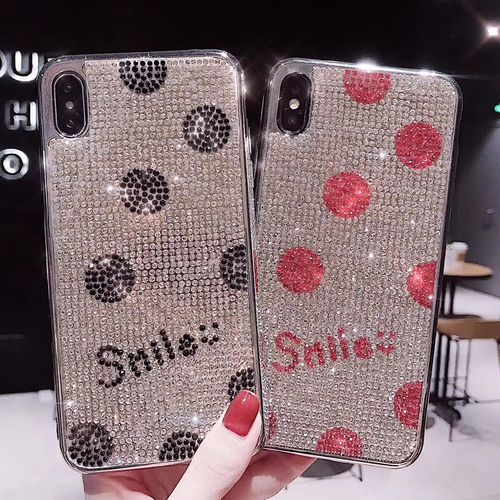 Wave Point smile Diamond Phone Case