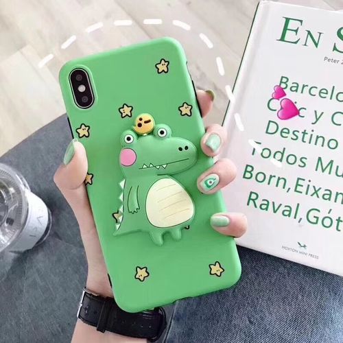 Three-dimensional small dinosaur phone case